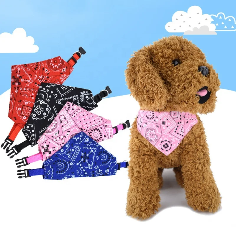 High Quality Adjustable Pet Dog Triangular Bandage Puppy Cat Scarf Bandana Collar Pet Dog Scarf for Pet
