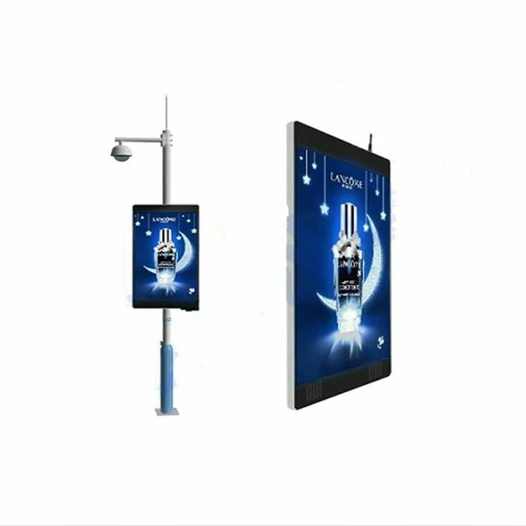 Лидер продаж Wi-Fi 3G 4G беспроводной односторонний двухсторонний P3 уличный емкостный водонепроницаемый фонарь столб светодиодный дисплей