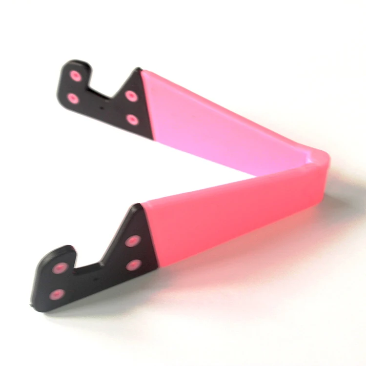 V Shape Mobile Phone Holder Desk Plastic Stand Holder