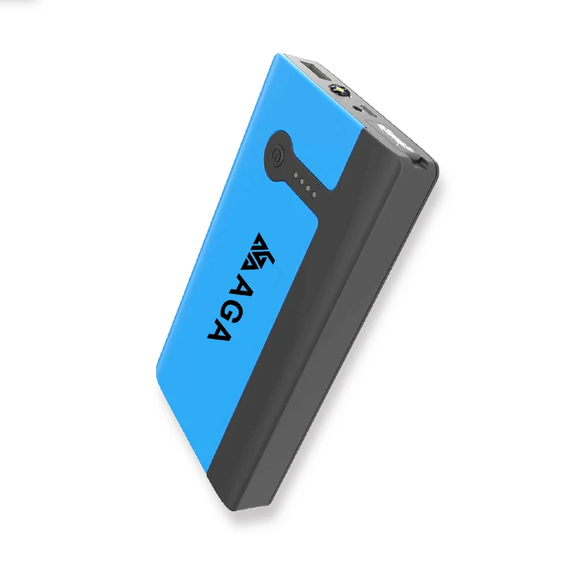 Cheap compact slim 350A portable emergency car booster 6000mah jump starter power bank with flashlight