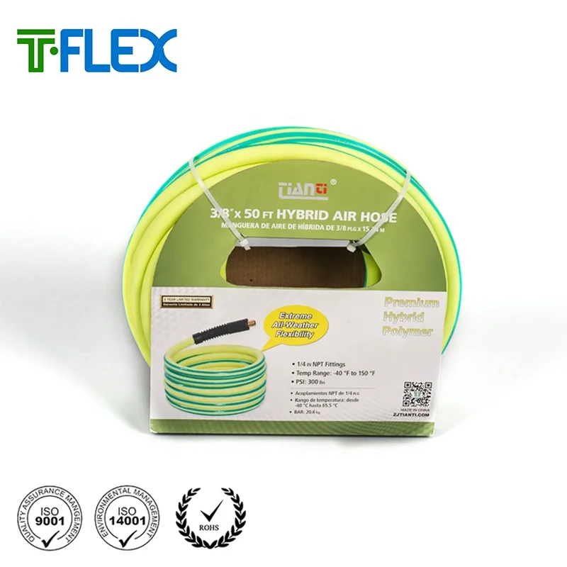 Wholesale THA-10050 Rubber and PVC Hybrid air hose