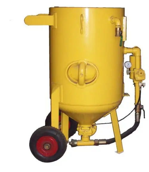 Wet sand blasting machine dry sandblasting cabinet simple tank