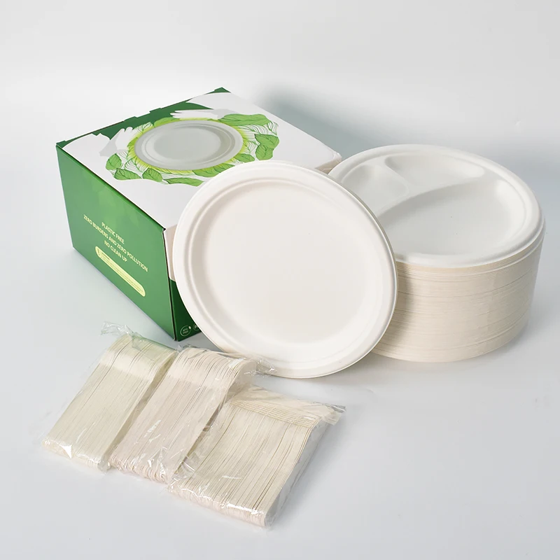High Quality Paper Plate  Custom Dinnerware Sets Biodegradable Disposable Plate