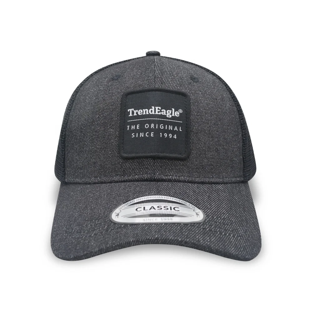 High quality Dubai stylish gorin bros black polyester Net mans embroidered anime fashion 5 panels mesh trucker cap hat