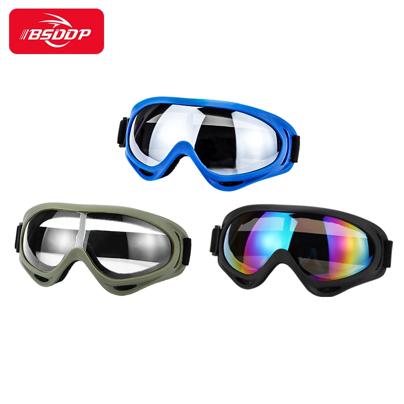 BSDDP Dustproof 100% goggle motocross Frameless Dust Protective Racing MX Googles