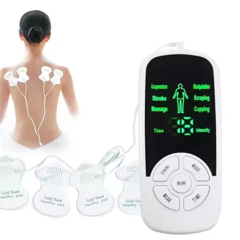 New Arrivals Tens EMS Therapy Device 6 Modes Massage Muscle Stimulator Rechargeable Electronic Pulse Tens Unit for Pain Relief