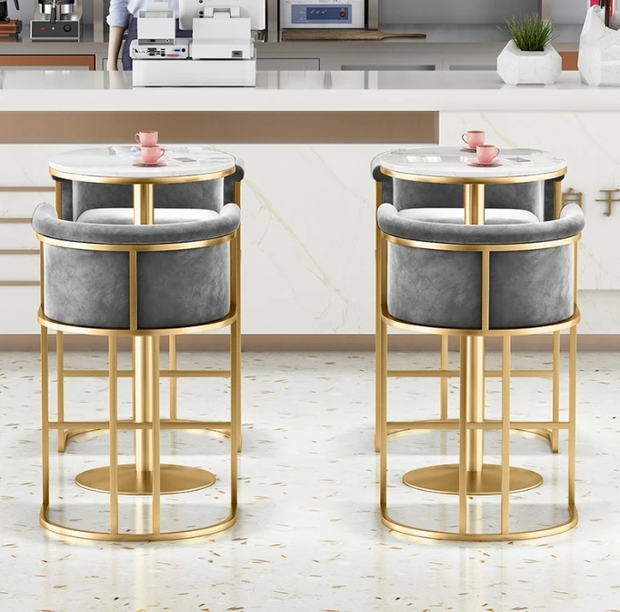 nordic outdoor high furniture bar stool chairs luxury bar stools for kitchen counter modern with table with arms