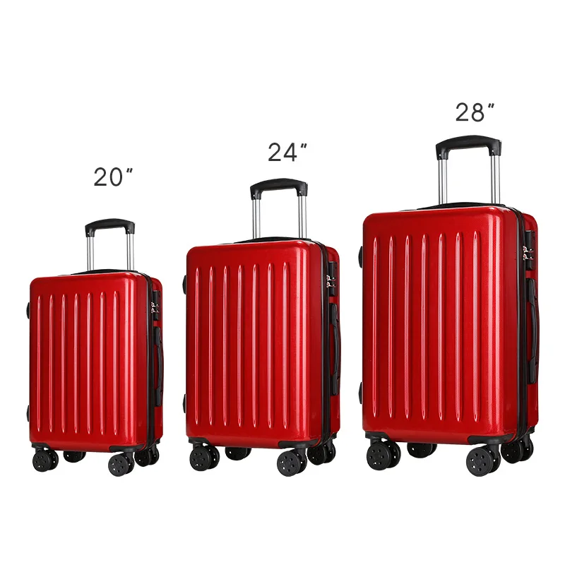 
Custom fashion trolley luggage sets travel bags hard shell 360 degree suitcase 
