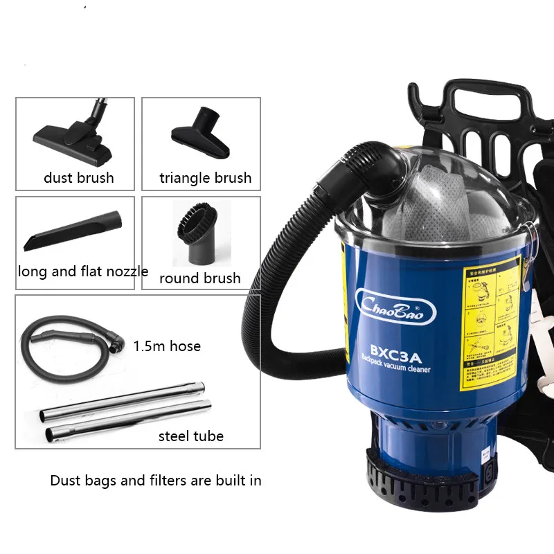 Good quality flexible Household Hotel  Commercial industrial mini vacuum cleaner Backpack vacuum cleaner