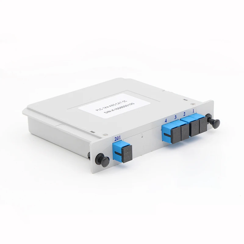 1*4 кассета/LGX коробка ПЛК сплиттер SC UPC разъем ПЛК волоконно-оптический сплиттер