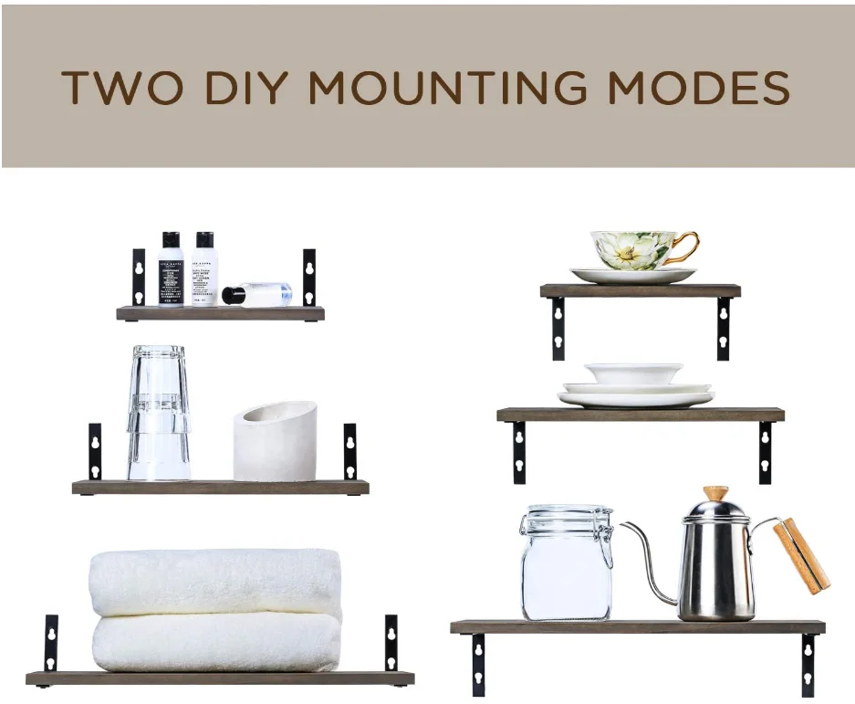 Customize Handmade Wall Mounted Cat Shelf Set Of 3 Wood Shelves Mount Decoration Furniture Floating Wall Shelf