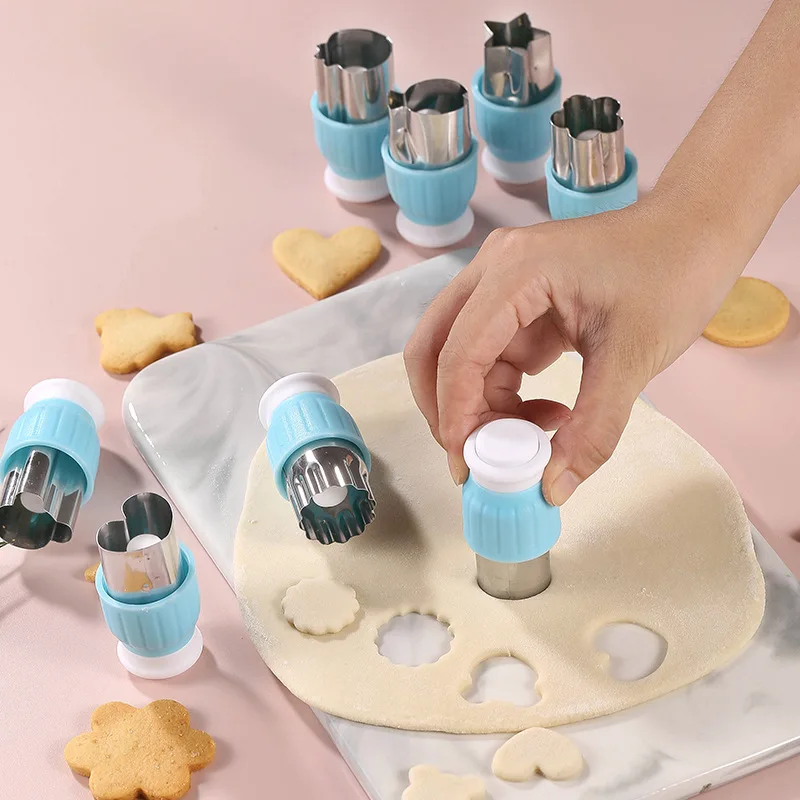 Sandwich Cutter Shape Set For Kids Vegetable Fruit DIY Cutter Coupr-Friuts Press Release Cutters Set Fruit Cookies Stamps Mold