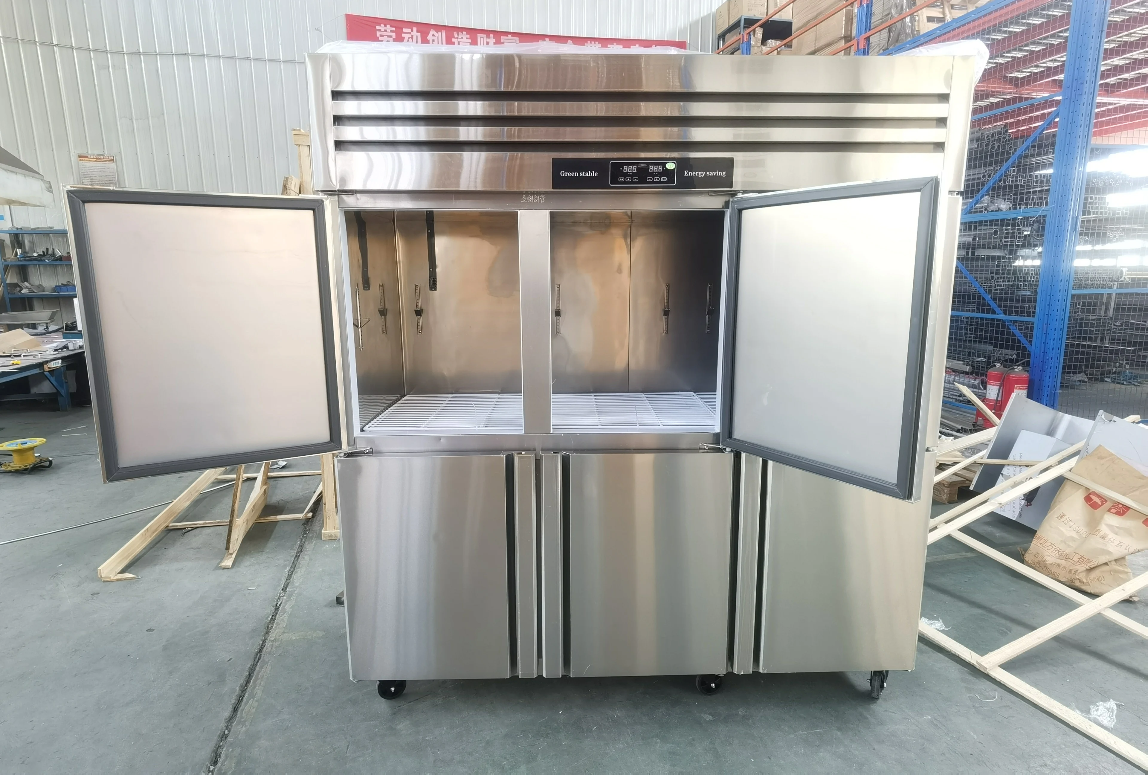 Air Cooling top commercial refrigerators 6 door upright freezers commercial cheese refrigerator upright chiller