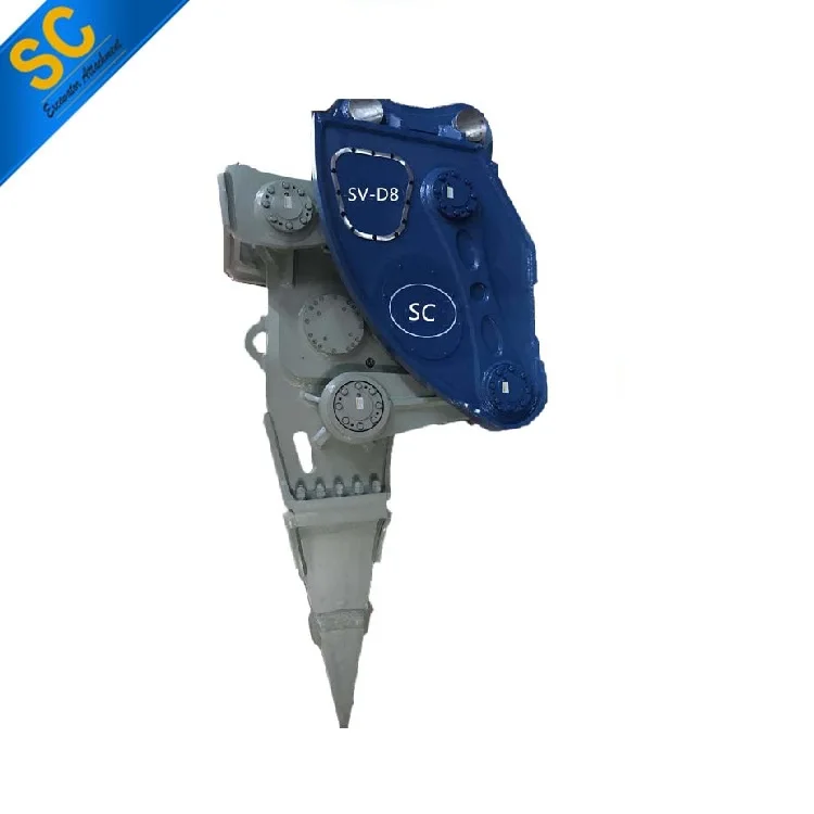 vibro rock ripper for rock breaking with LEDUC motor