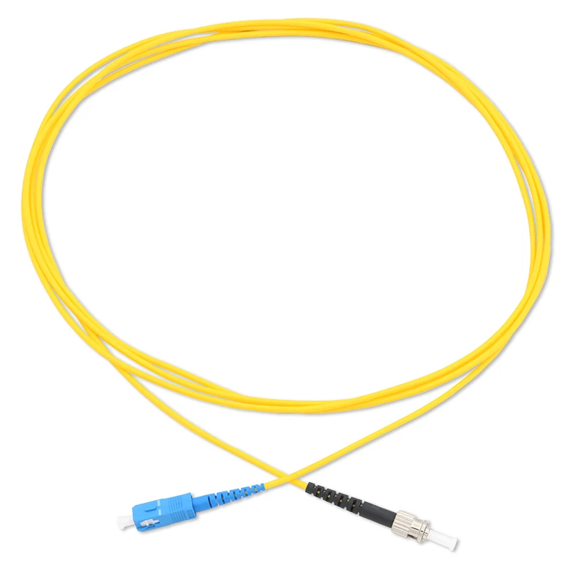 Indoor Optical Network Cable 10M SC to ST UPC Connector SM Simplex 2.0mm OM1/2/3/4 Fiber Optic  Patch Cord