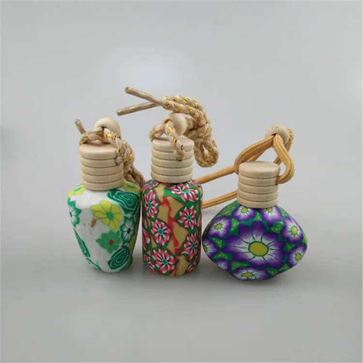 wholesale colourful 15ml aroma car perfume diffuser glass bottle