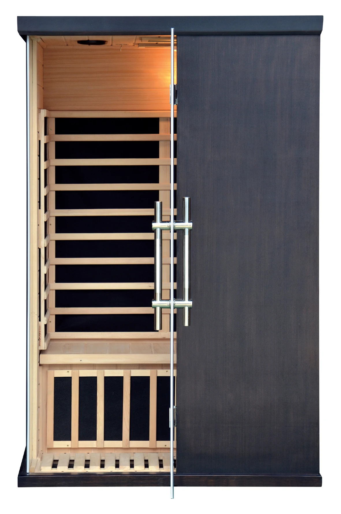 High quality 2 person carbon heater infrared sauna room with fashion decoration panel