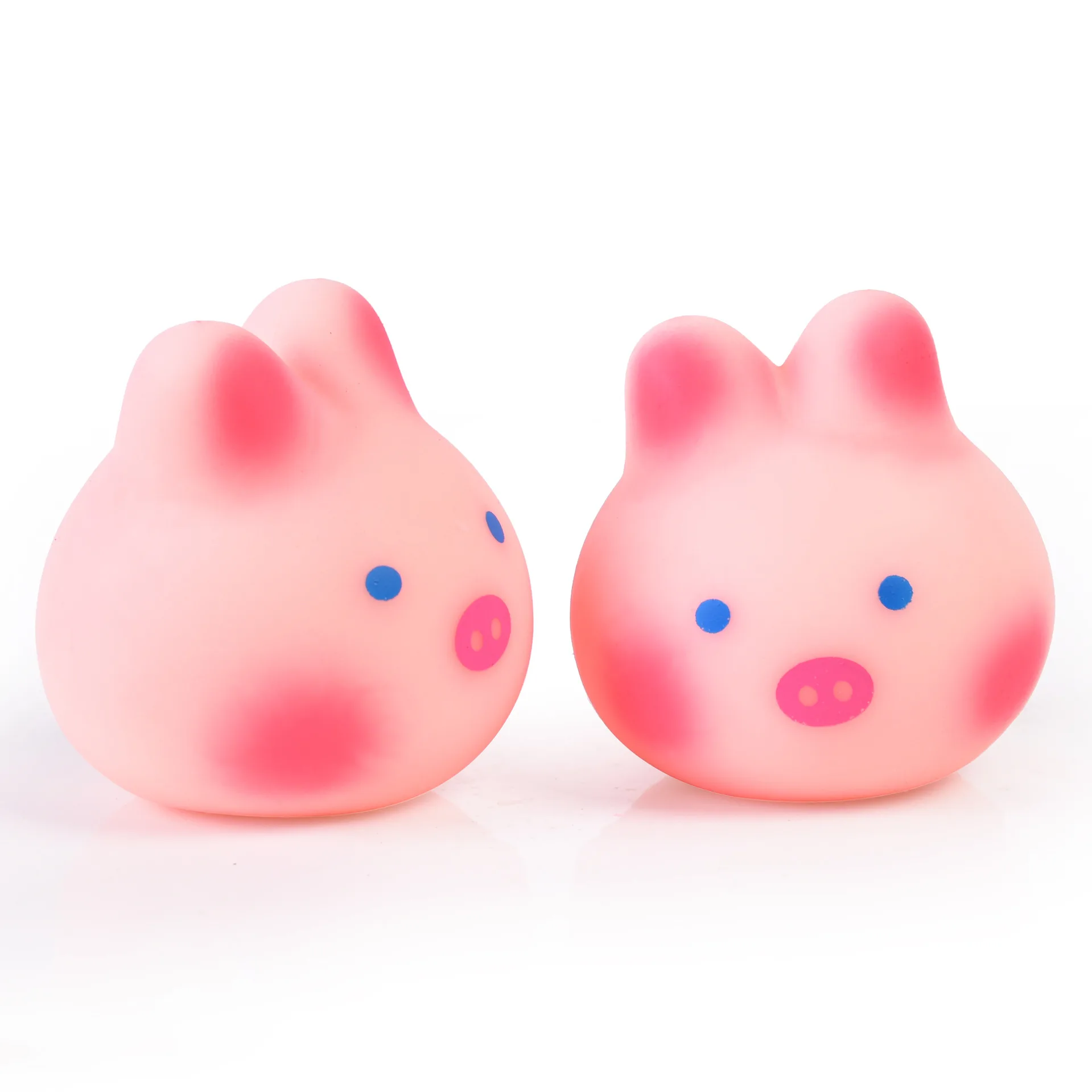Wholesales TPR Cute Soft Anti Stress Stretchy Animal Large Squeeze Squishy Flour Ball Pig Fidget Toy For Kids And Adult