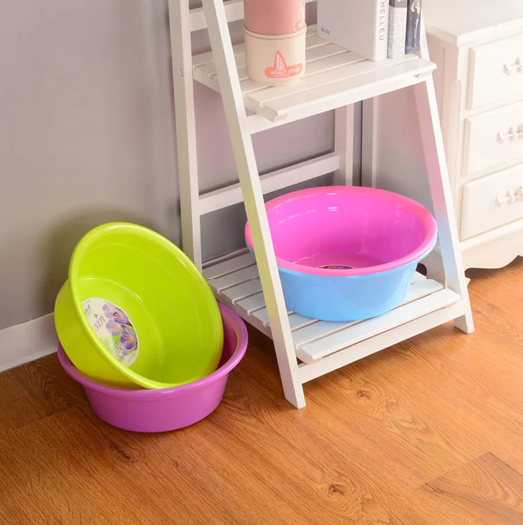 Factory hot sale plastic basin bathtub bathroom hard plastic washbasin a must-have at home