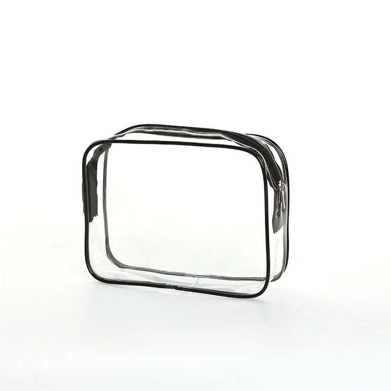 Custom Size Logo Soft Plastic Makeup Zipper Bag Shoe Storage Waterproof Packaging Eva Bag Pvc Zipper Bag