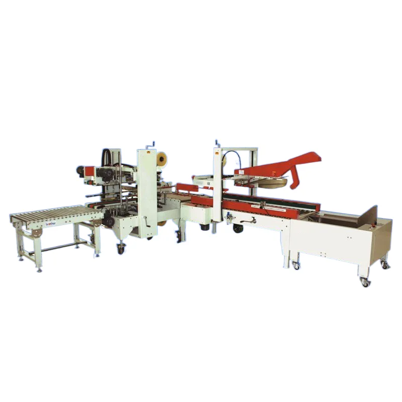 Factory Direct Automatic Carton Sealing Packing Production Line Commercial Cardboard Tape Sealer Packing Machine Line Customized