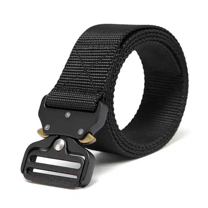 Heavy Duty Quick Release Metal Buckle Tactical Belts Men Work Hiking Riggers Web Gun Belt