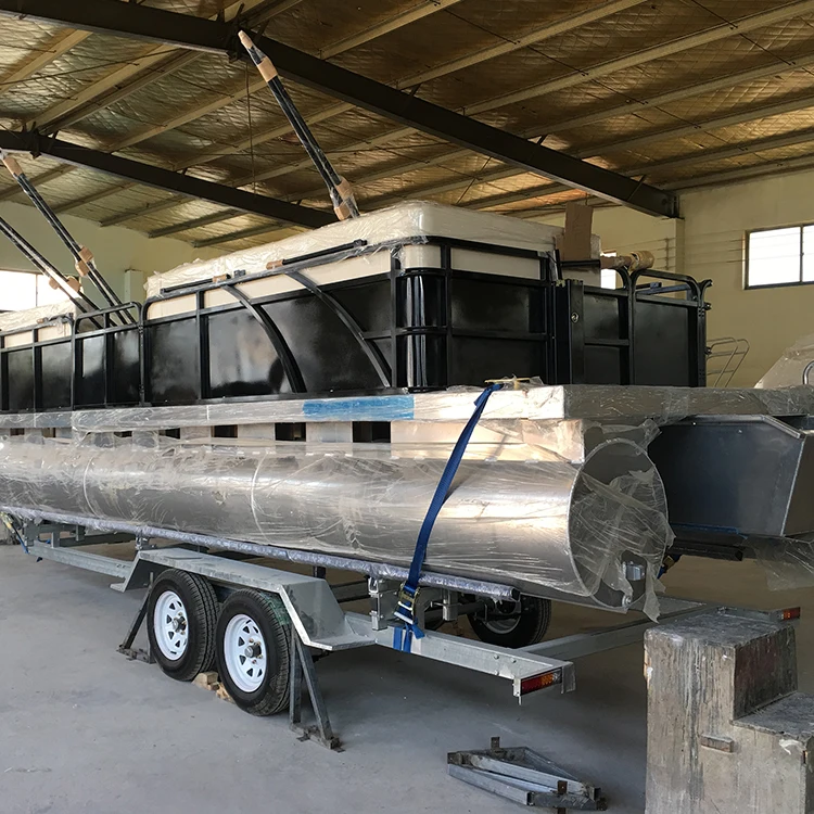 Лучшая алюминиевая двухэтажная понтонная лодка YAMANE YACHT распродажа