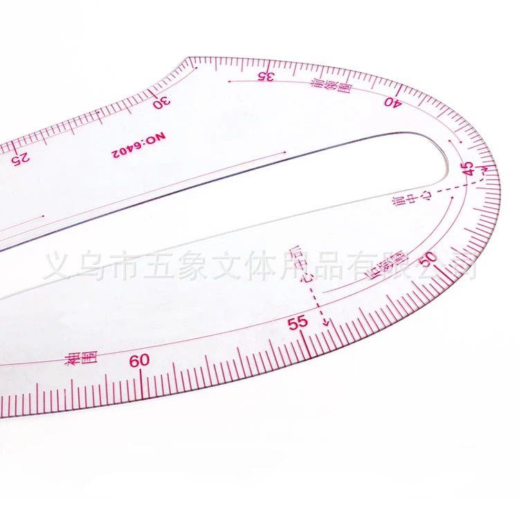 Best Selling Multifunctional Garment Drawing Line Drawing Proofing Tailor Curve Ruler Cloth Cutting Craft Ruler