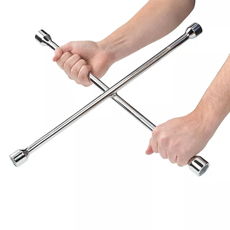 Customized Universal Various Sizes Car 4 Way Cross Lug Tire Nut Wheel Spanner Wrench