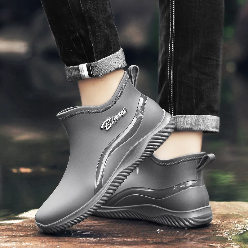 Оптовая продажа водонепроницаемые ботинки до колена мужские резиновые Gumboot защитные Wellington неопреновые охотничьи