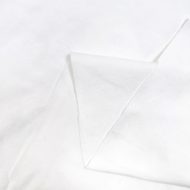 Wholesale White Color Polyester Dty Brush Dbp Double Brushed Poly Jersey Fabric Stretch High Quality Fabric White