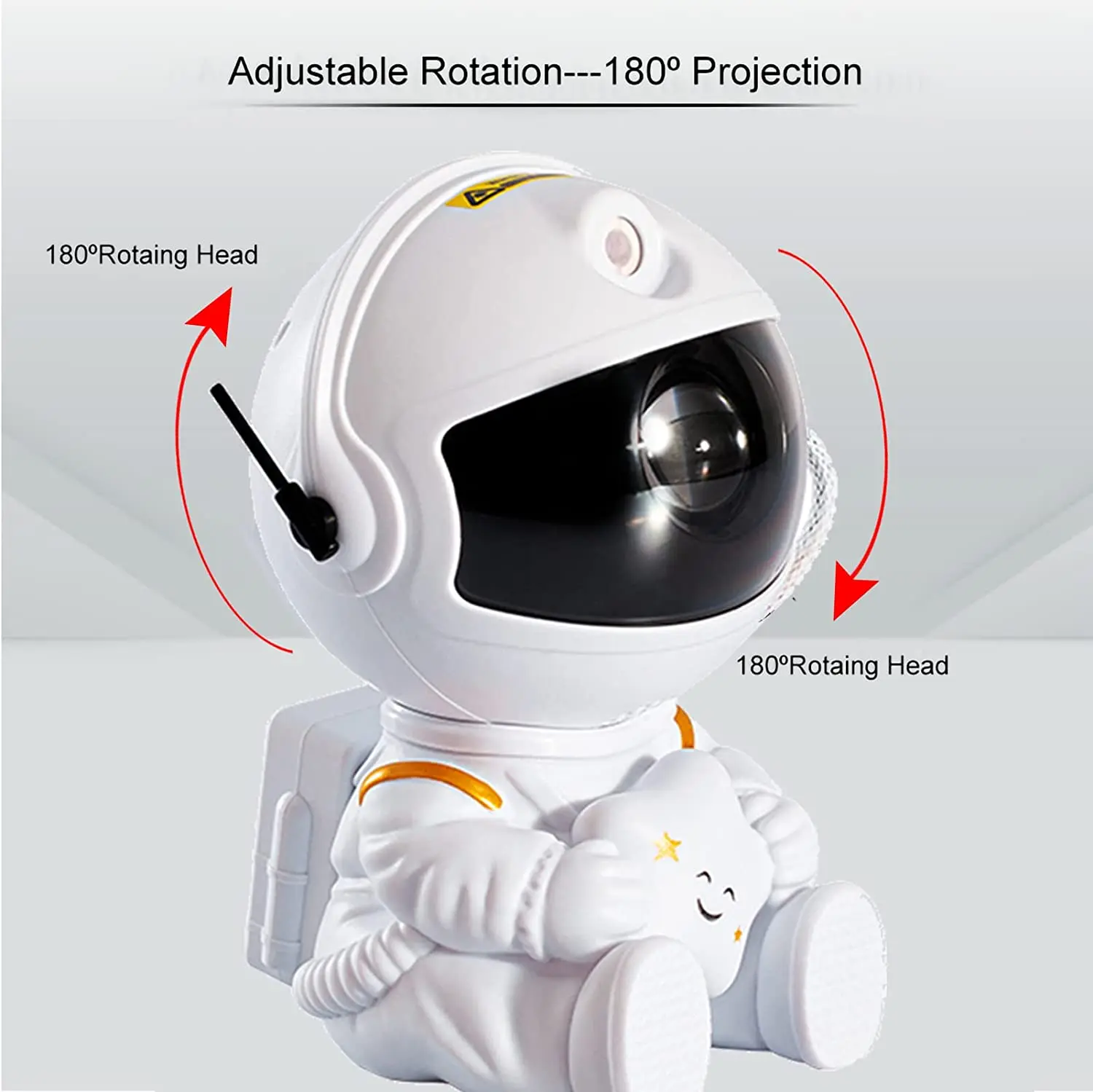 New Astronaut Projector Lamp Star Starry Sky Laser Nebula Night Light Projector Kids Spaceman Led Projection Light