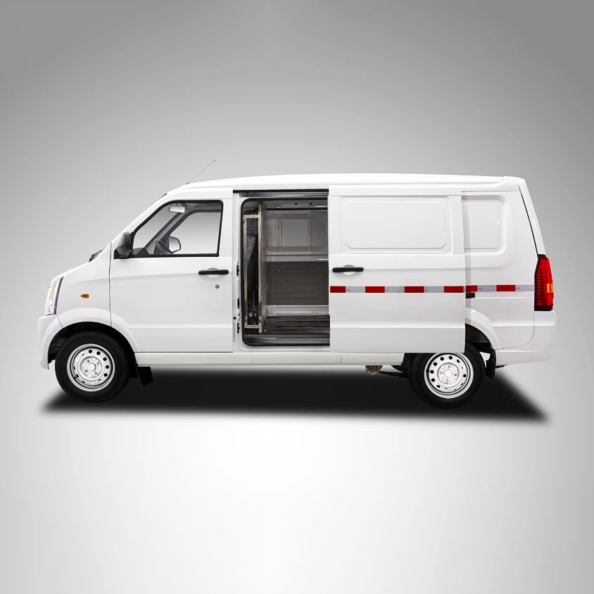 Низкая цена Распродажа 1.3L 4x2 взрослый Однорядный четырехколесный Двухместный Двойной шторный окно мини бензиновый грузовик/Минивэн Китай