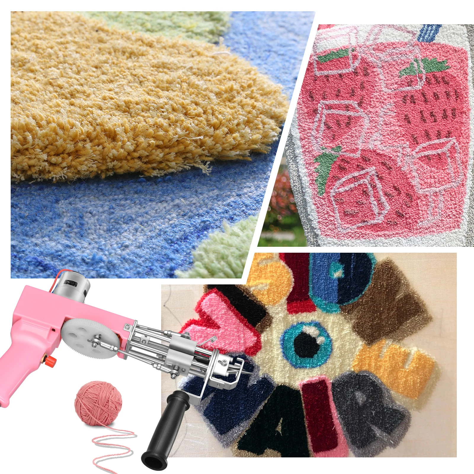 Tufting Gun Cut Pile and 2 in 1 Cut pile & loop pile tufting gun carpet rug tufting gun 2022