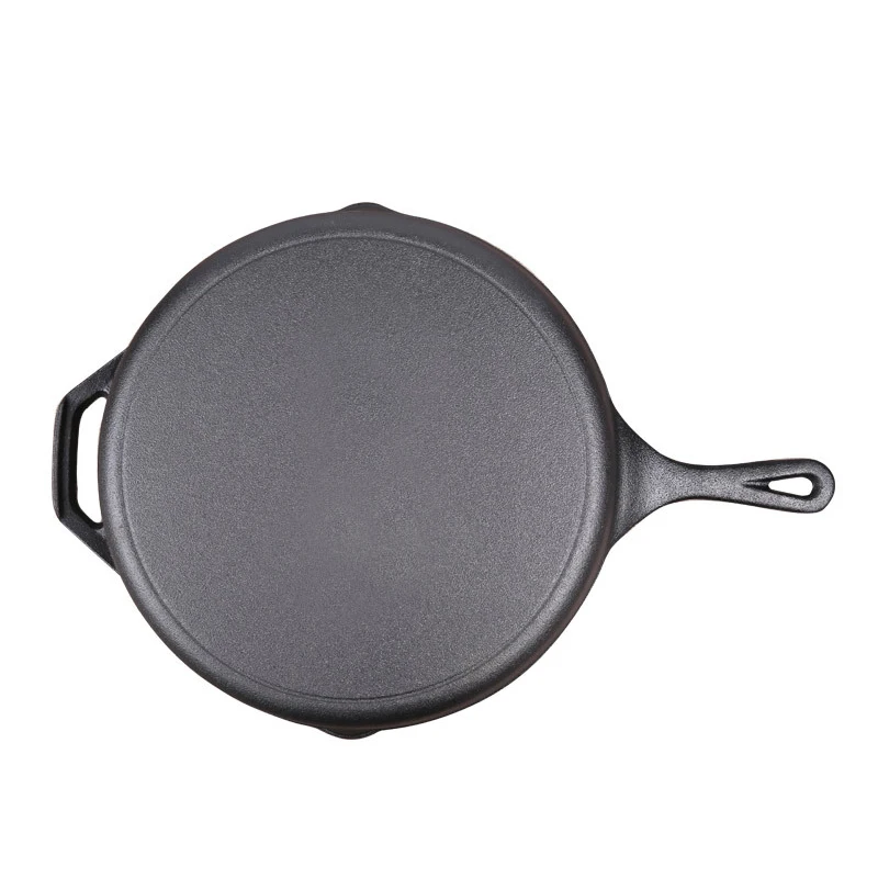 Factory Supply Classic Pre-Seasoned Cast Iron Skillet Frying Pan Griddle With Handle