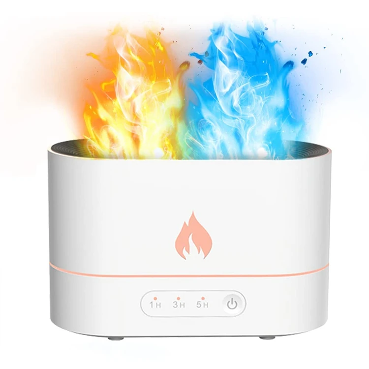 Арома комната холодный туман увлажнитель воздуха Usb Ультразвуковой очиститель огонь вулкан