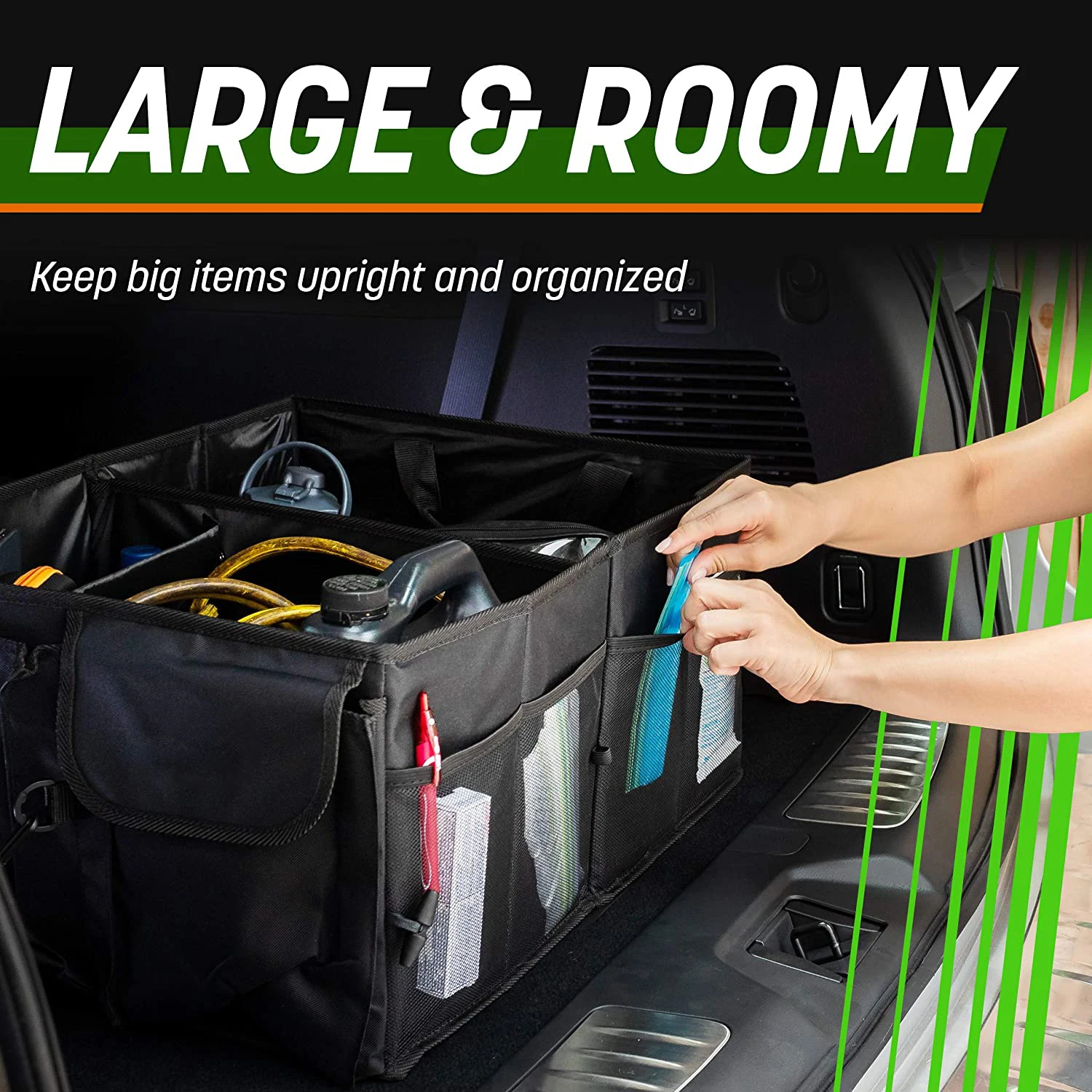 Multifunctional folding car organizing box large capacity backup storage trunk organizer Convenient Backup Storage Organizer
