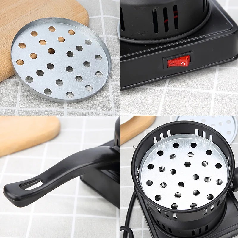  DD049 Wholesale Arab Cube Coconut Carbon Oven Shisha Point Charcoal Furnace Portable Heating