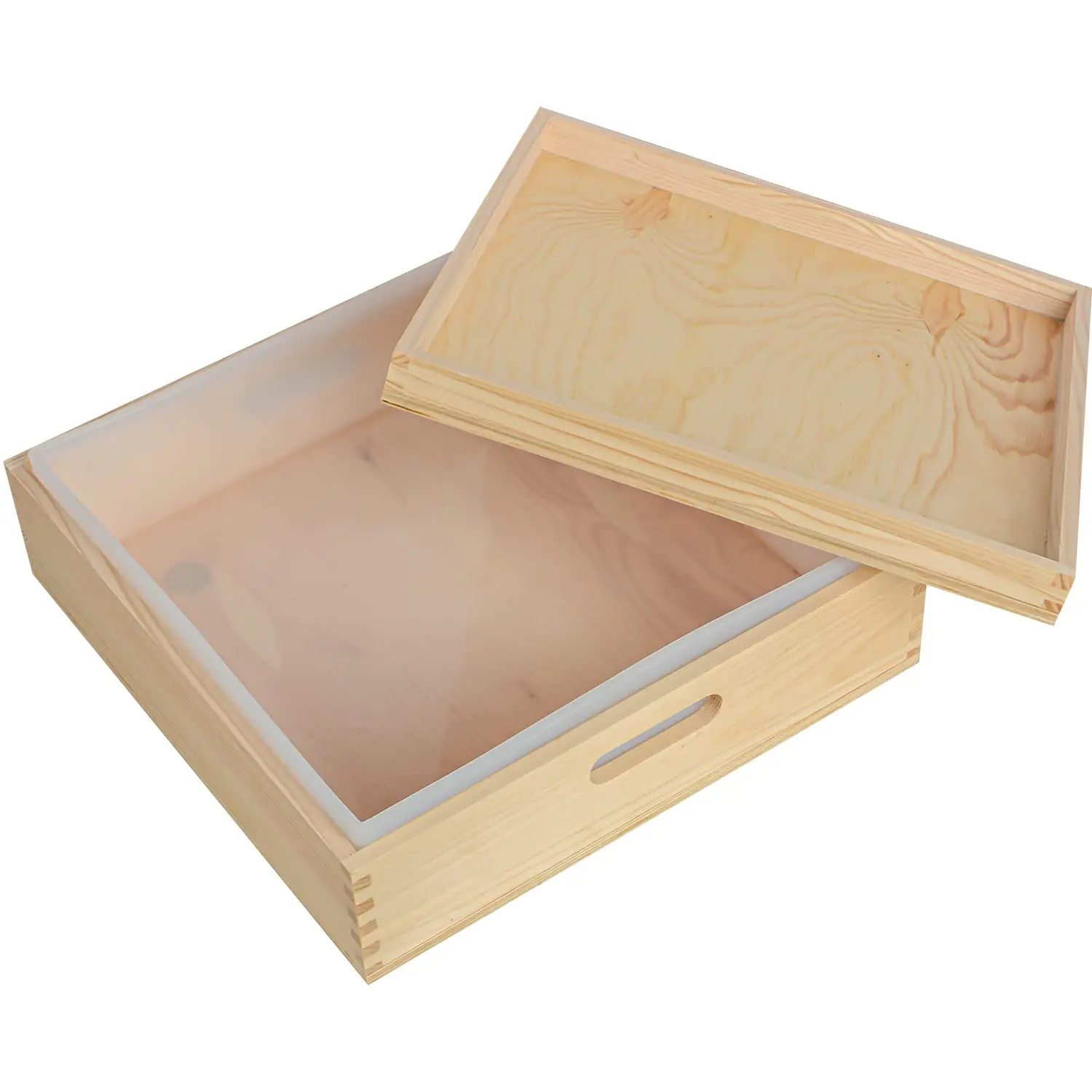 Professional 8000ml Silicone Soap Mold Kit with Wooden Box Durable Easy Clean for DIY Crafts