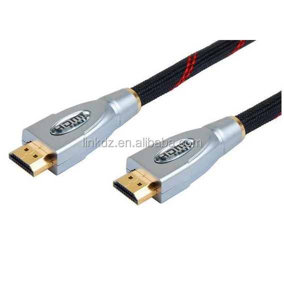 Горячий позолоченный высокоскоростной кабель HDMI с поддержкой Ethernet 3840 P 2160 P 3D, 4 К, 18 Гбит/с