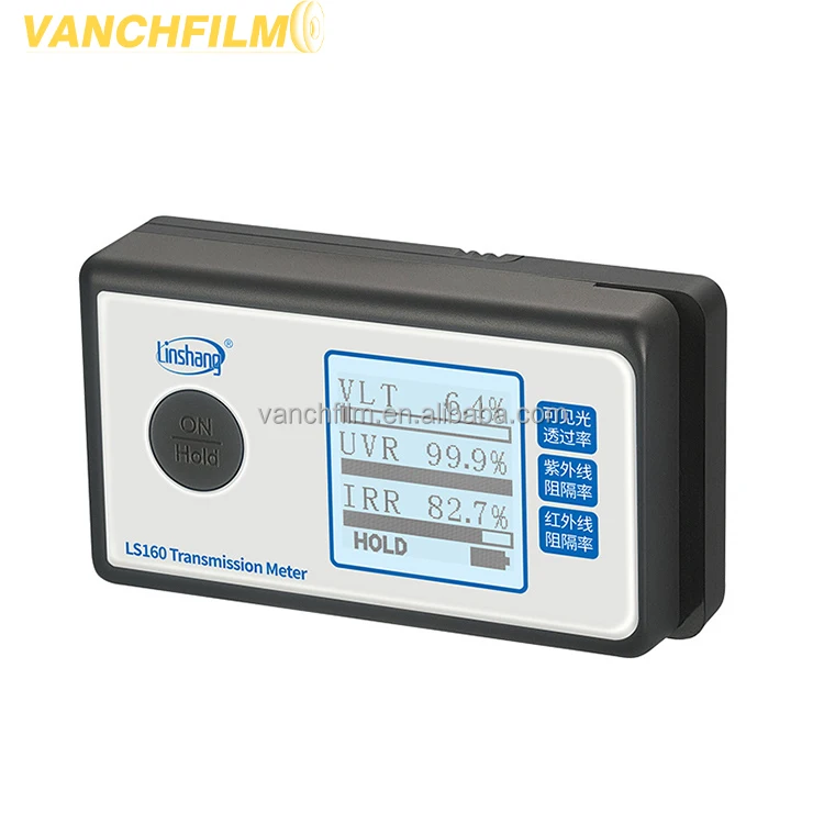 LS160 LS160A Portable Solar Film Transmission Tester Meter Window Tint UV IR Transmission Meter