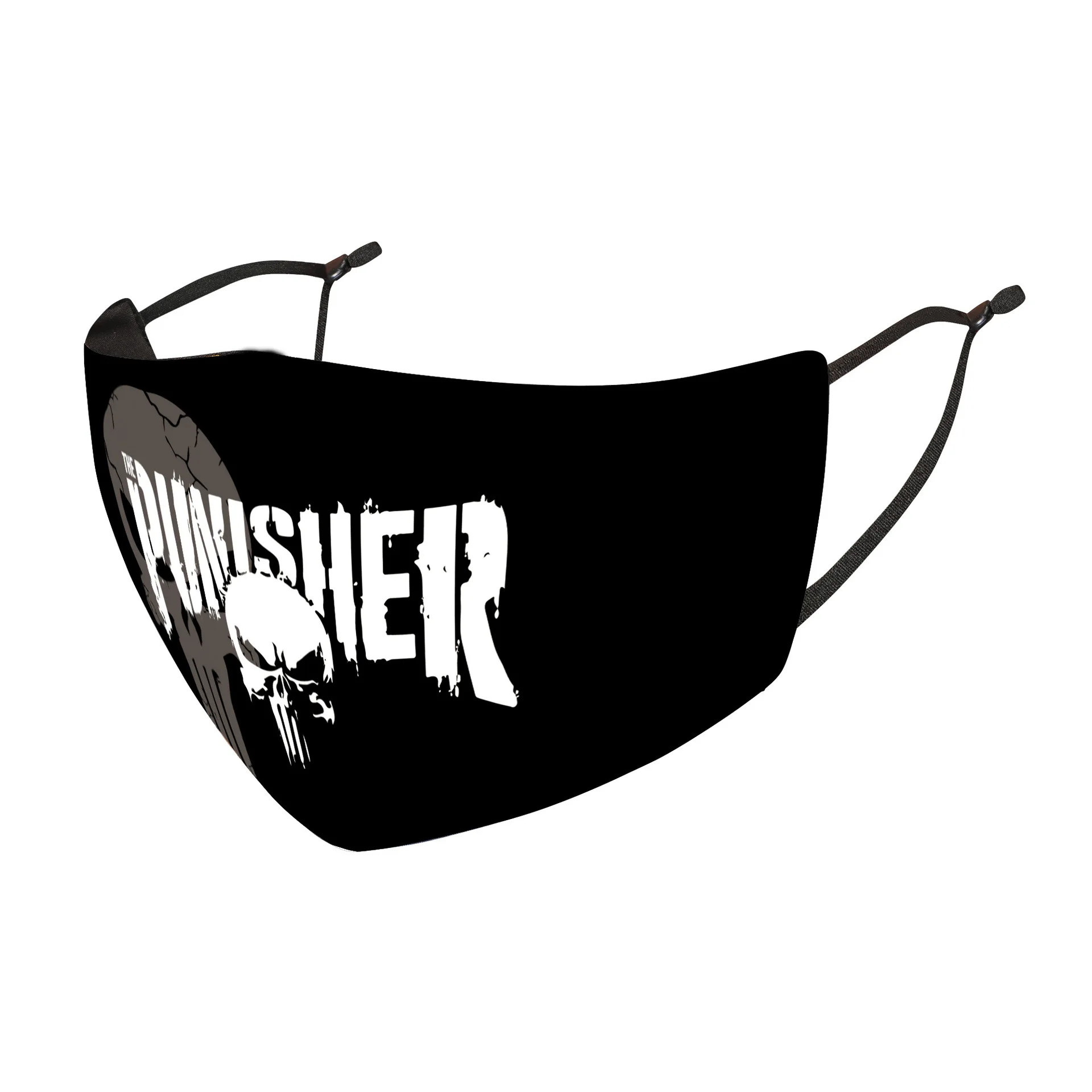 
Custom cartoon design ice silk 2 layers 3d printed super spider man children kids party facemask with filter pocket 