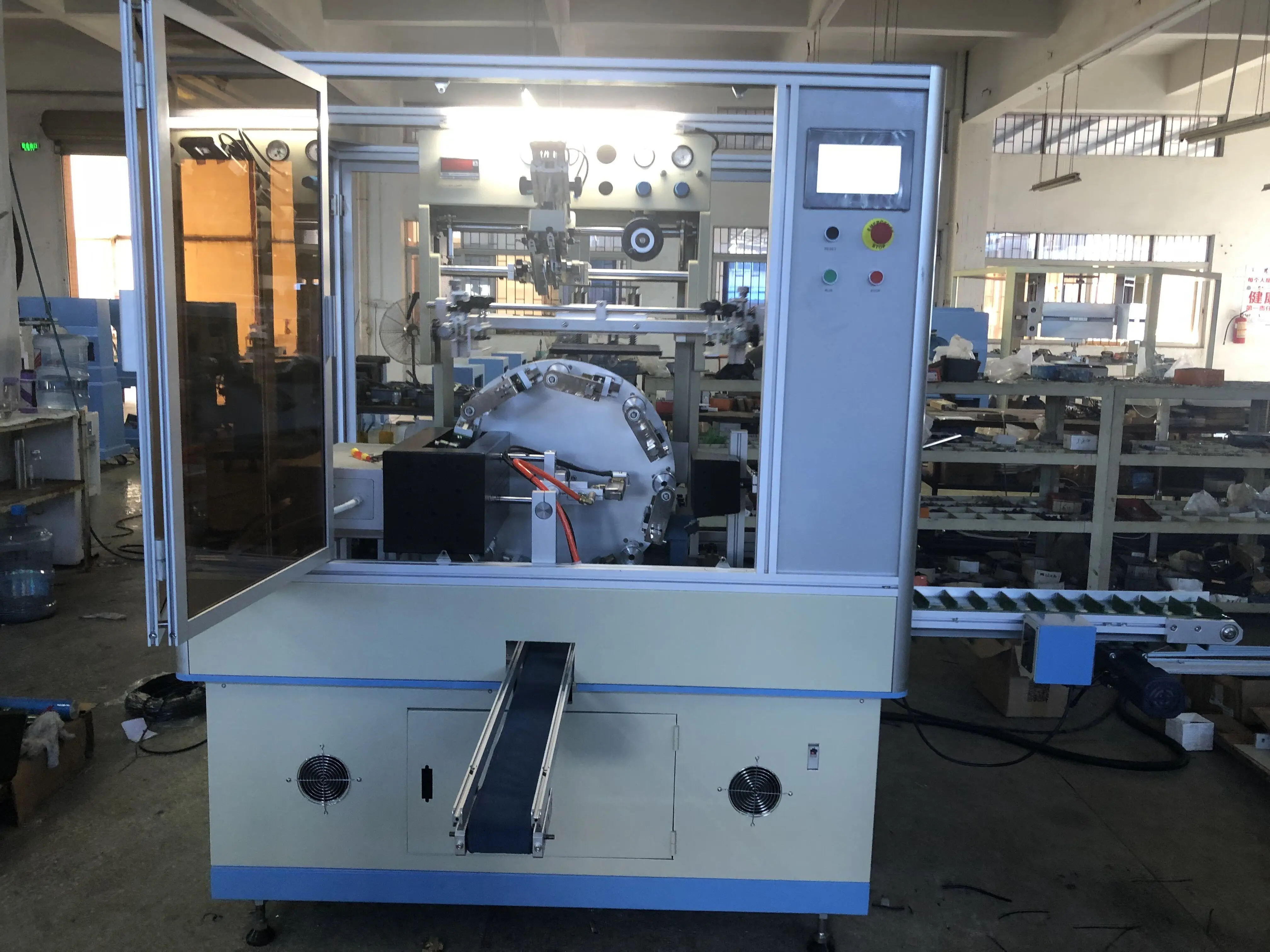 LC Brand Automatic PLC control Glass Bottle plastic bottle Screen Printing Machine for Glass Bottle Jar Can