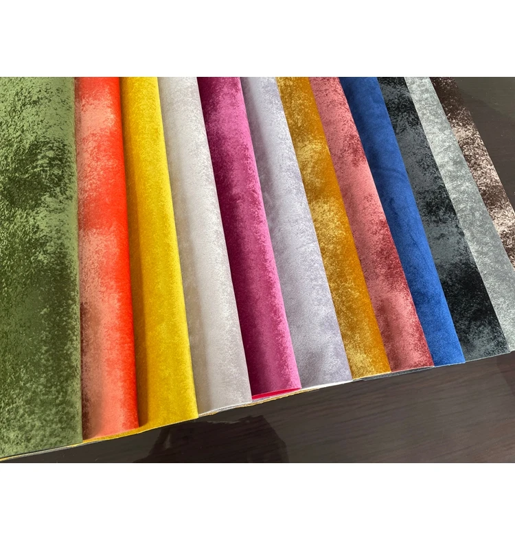 Factory Wholesale Velvet Flock For Shoe Upper Self Adhesive Flocked Fabric