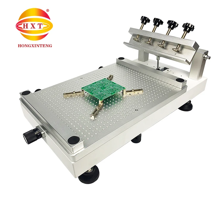 Smd Production Line Desktop Small Smt Stencil Printer Solder Paste Soldering