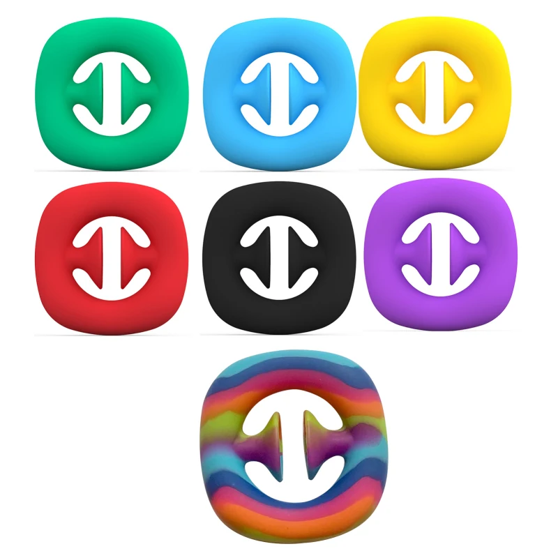 Игрушка для снятия стресса в палец рукоятка для снятия стресса Непоседа куб игрушка для взрослых детей рифовых и морских окуней игрушки Fidget декомпрессии десерта в форме рыбки