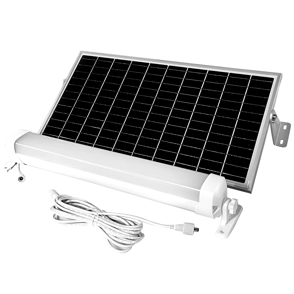 Eshine Solar Tri-proof Lamp with Remote Control Outdoor Lighting Energy Saving Ip65 30w LED Linear Head Light Tube