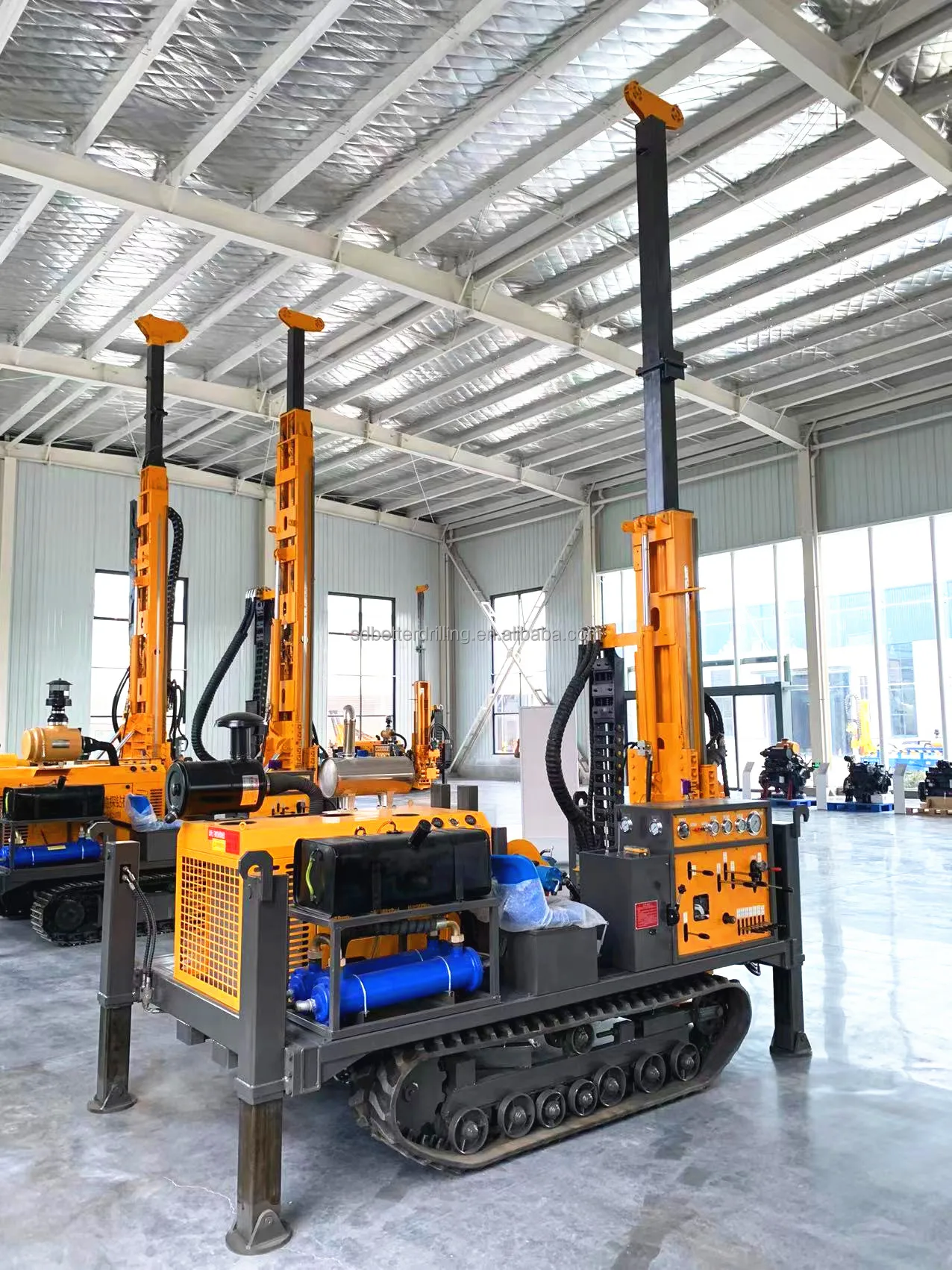 HYDRAULIC Track Mounted Diamond Core Bore Drill Rig Machine Gold Mines Geological exploration Drill Rig