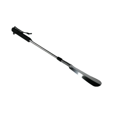 Premium Long Handled Shoe Lifter Adjustable Expander Shoe Horn - Extends & Collapses Stainless Steel Telescopic Spring shoe horn