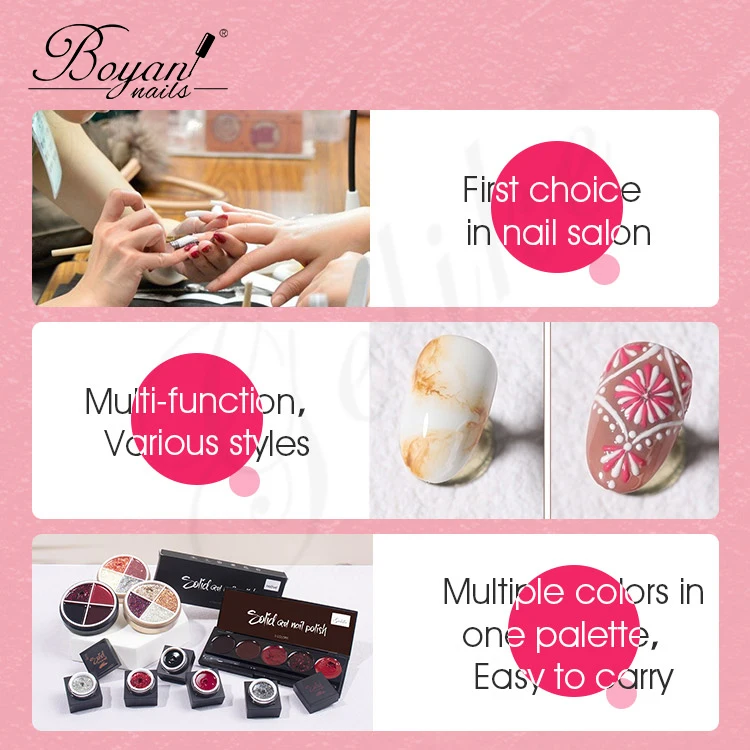 Professional customization all the colors cream pudding nail art gel colors solid cream nail gel polish